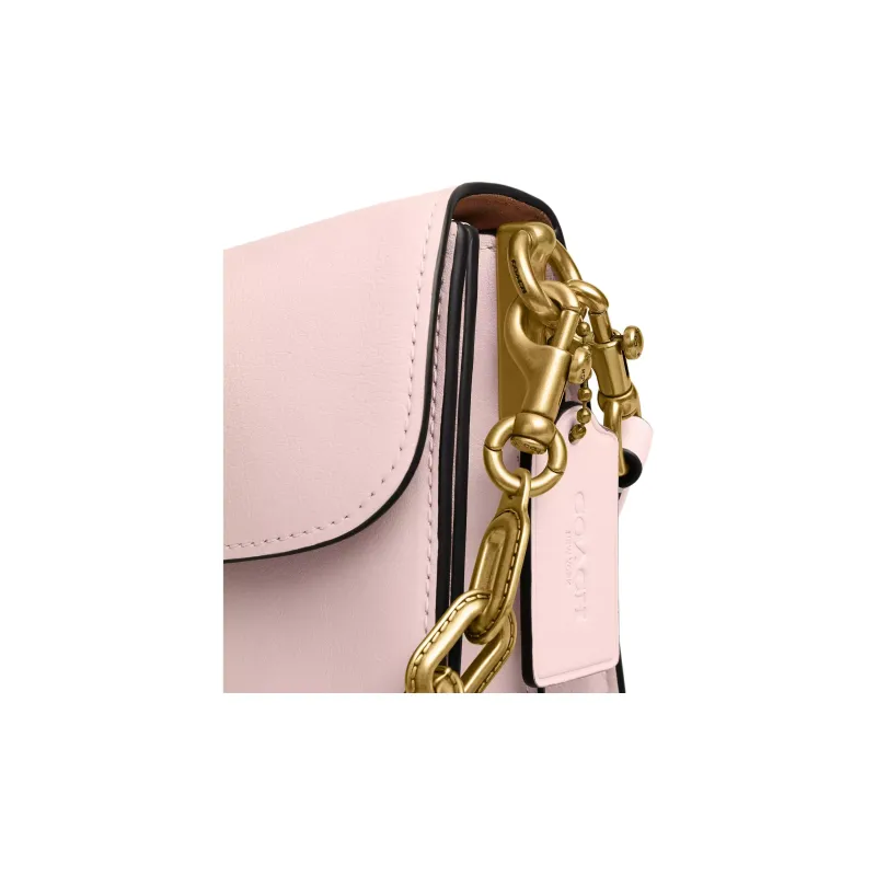COACH Tabby Grain Leather Handbag, Shoulder Bag Medium Size Women's Pink-5