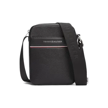 Tommy Hilfiger Eco Friendly Leather Shoulder Bag Mini Men's Black