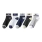 1 Black+1 White+1 Dark Gray+1 Navy Blue+1 Light Gray