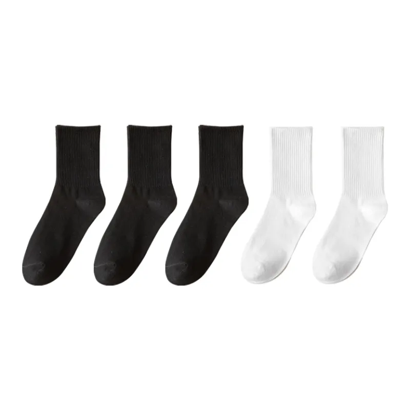 PLANDOO Mid Calf Socks Unisex 5 Pack-8