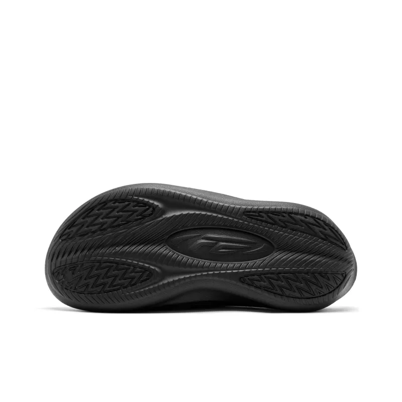 QIAODAN Abrasion Resistant Cushioning Slip Resistant FE Slide Slippers Men's Black-5