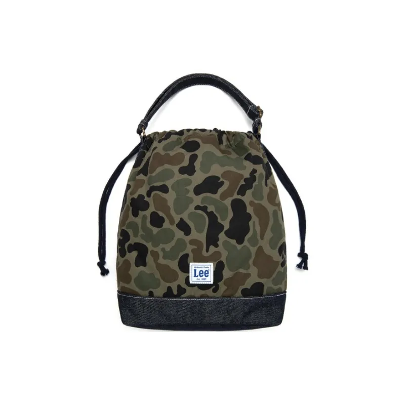 Lee Polyester Bucket Bag Handbag Women's Camouflage-1