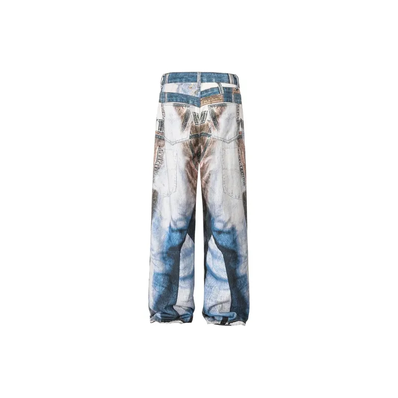 NEVER RULE Jeans Unisex Ice Blue-1