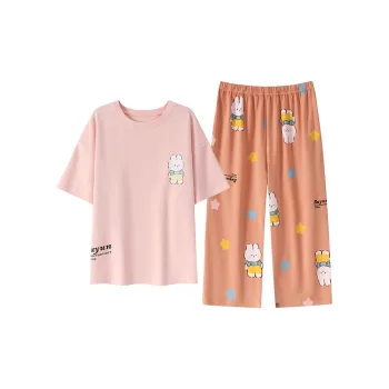 FENTENGCARE Pajama Set Women's Peach