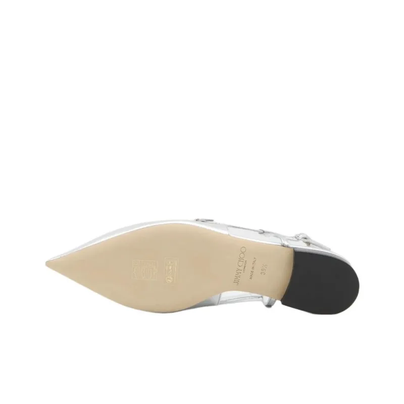 Jimmy Choo Didi Casual Single Shoes Women's Silver-5