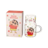 [Classic]Crayon Shin-Chan with Lid Measuring Glass Cup