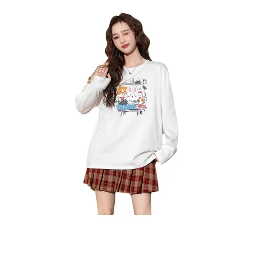 Tonlion Drop Shoulder Sleeve T-Shirt Women's