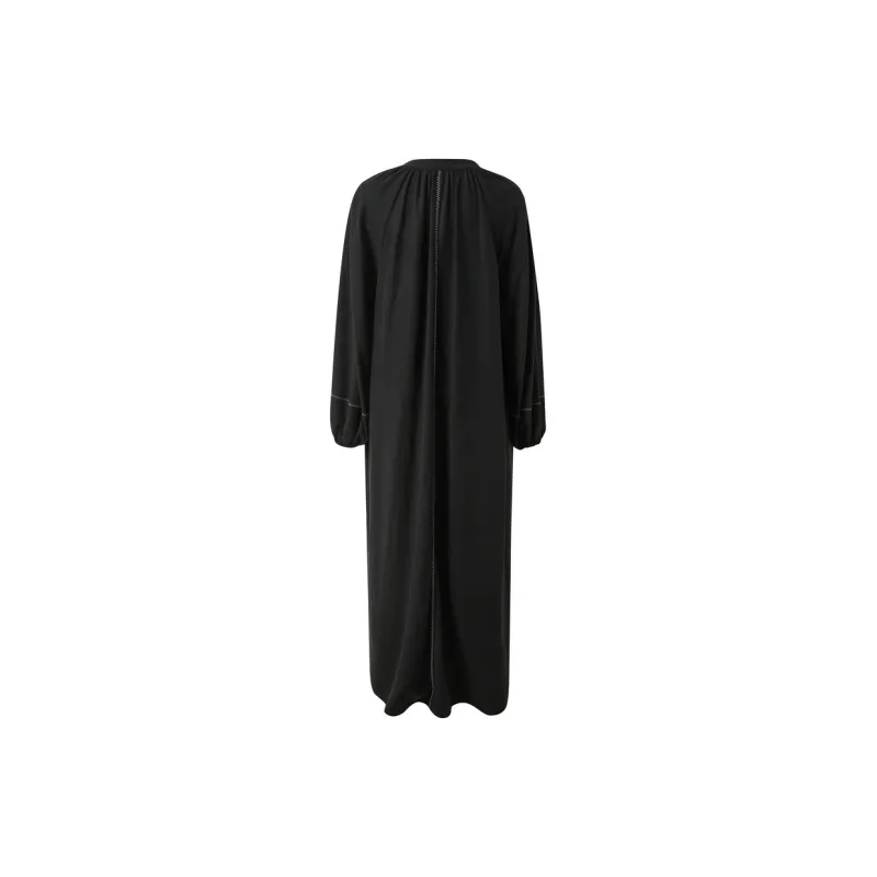 3COLOUR Long Sleeved Dress Women's Classic Black-1