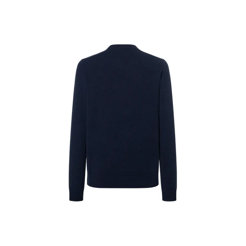 Burberry Monogram Embroidered Fine Knit Sweater-1
