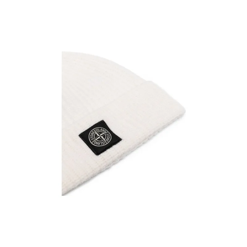 STONE ISLAND Logo Patch Beanie-4