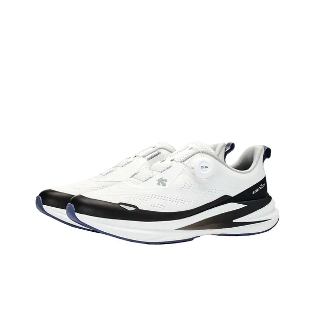DESCENTE Abrasion Resistant Low Top Running Shoes Men's White-1