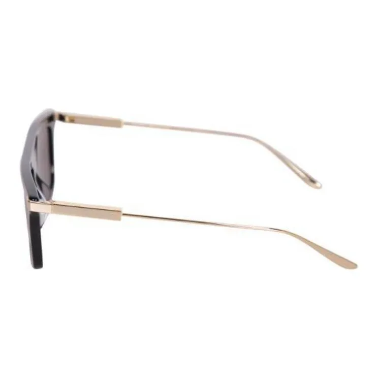 GUCCI Acetate Metal Enamel Rectangular Sunglasses Men's Black-1