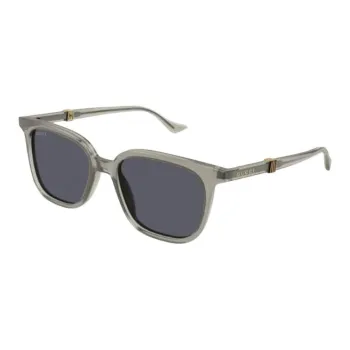 GUCCI Acetate Square Sunglasses Men's Gray