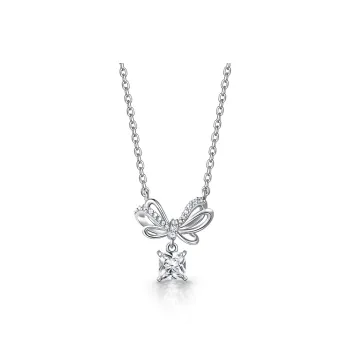 FANCI S925 Silver Set With Gemstones Necklaces Women's