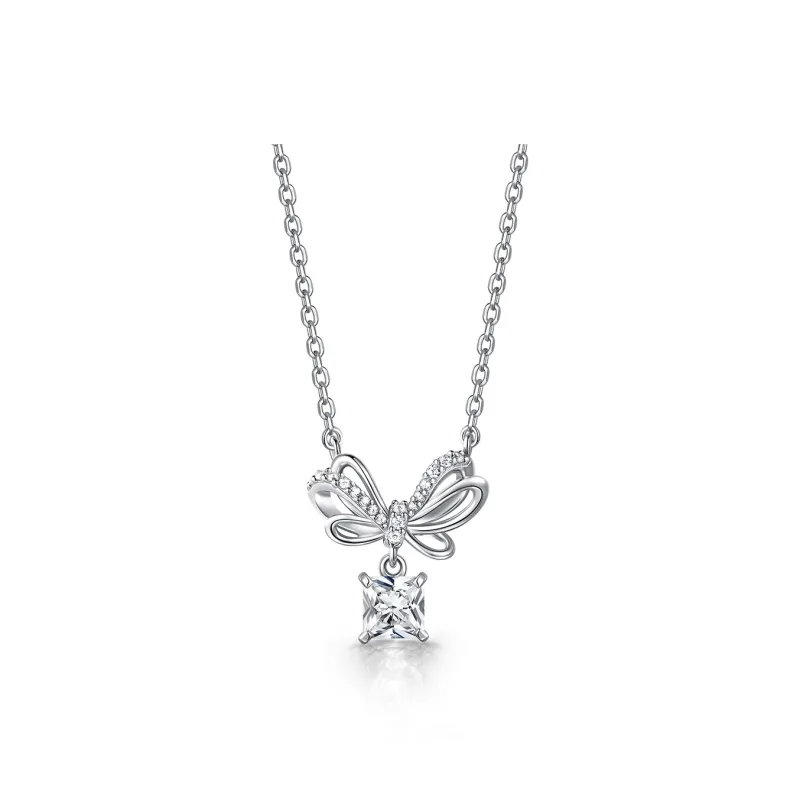 FANCI S925 Silver Set With Gemstones Necklaces Women's-0