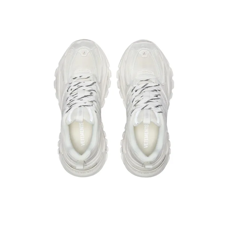 Vetements V2000 Low-Top Chunky Sneakers Unisex Cloud Frost White-3