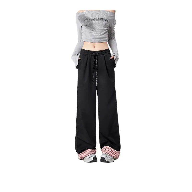 ADOONGA Casual Pants Unisex Black-2