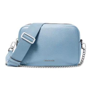 MICHAEL KORS Leather Shoulder Bag Women's Light Blue