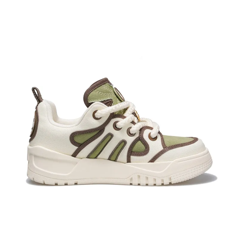 Palladium Fruit Button Shoes Low Top Skateboard Shoes Unisex Green-1