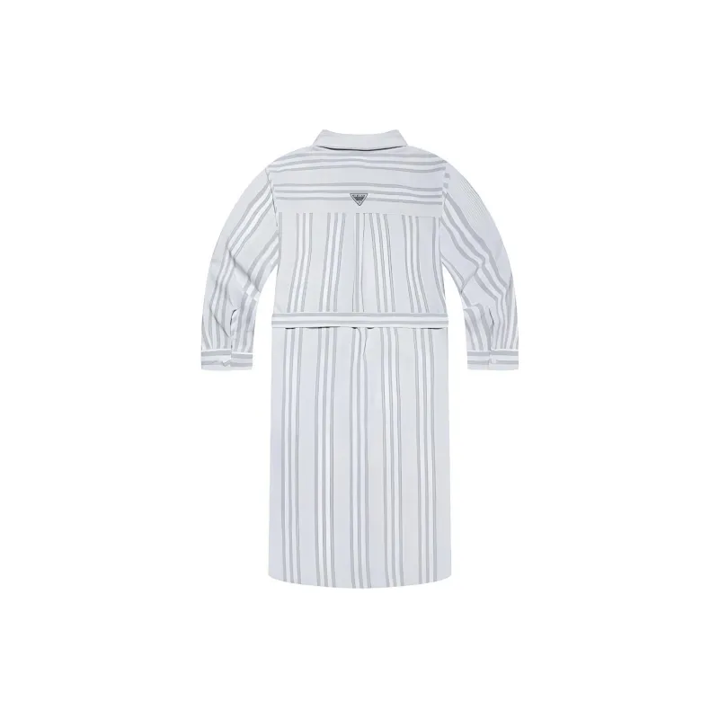 Columbia Long Sleeved Dress Women's Stripe Blue-1