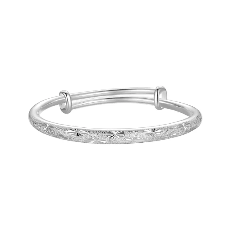 ZHOU LIU FU S999 Fine Silver Sterling Silver Bracelets Women's-1