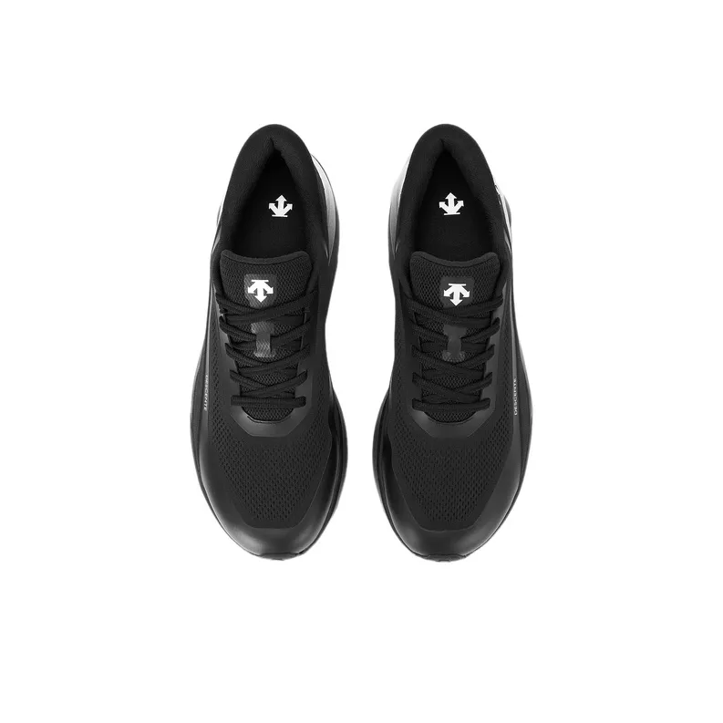 DESCENTE Abrasion Resistant Low Top Running Shoes Men's Black-2