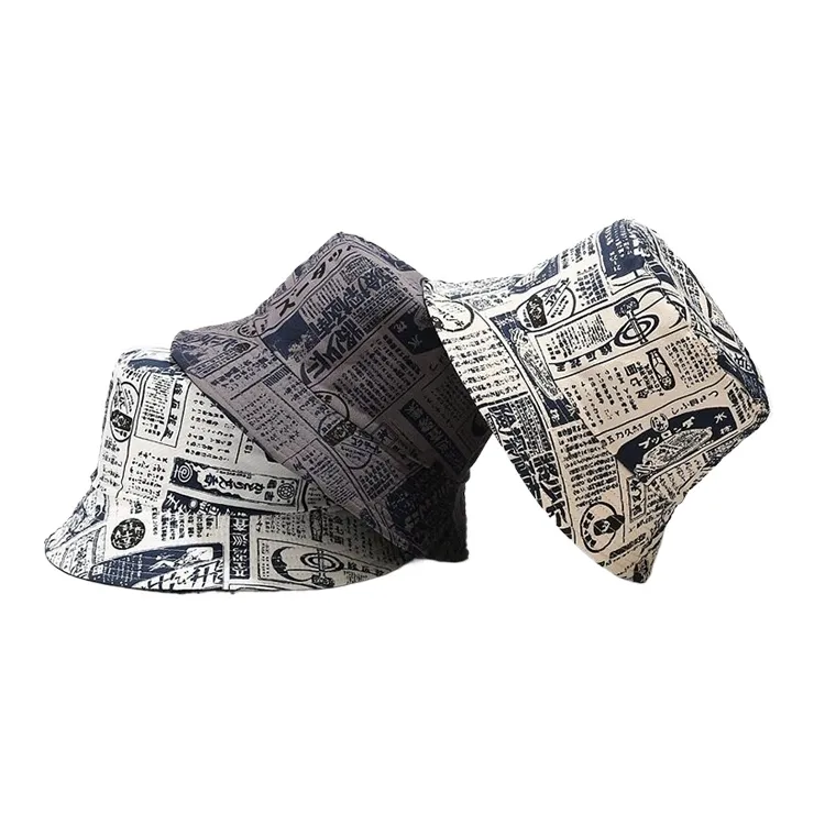 Yalu Polyester Bucket Hats Unisex-2