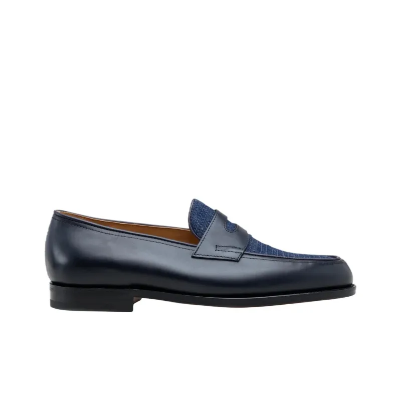 JOHN LOBB Loafers Women's Blue-1