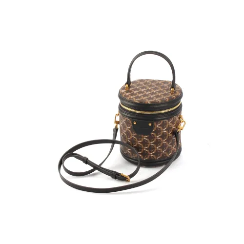 AQUASCUTUM PVC Bucket house Bag, Crossbody Handbag Women's Brown