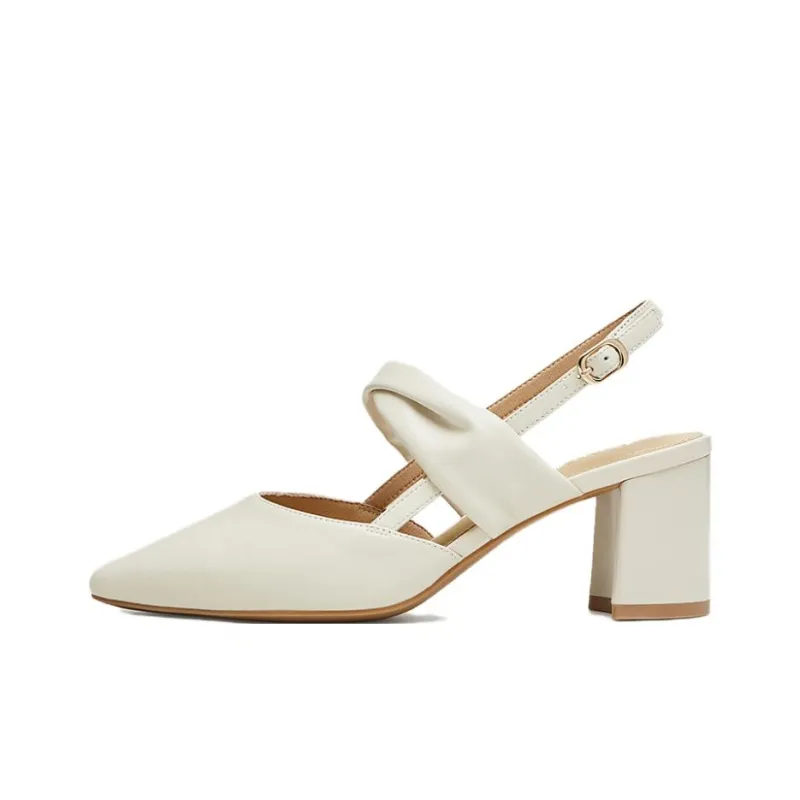 BASTO Chunky Heel High Heels 6.5cm Women's-8