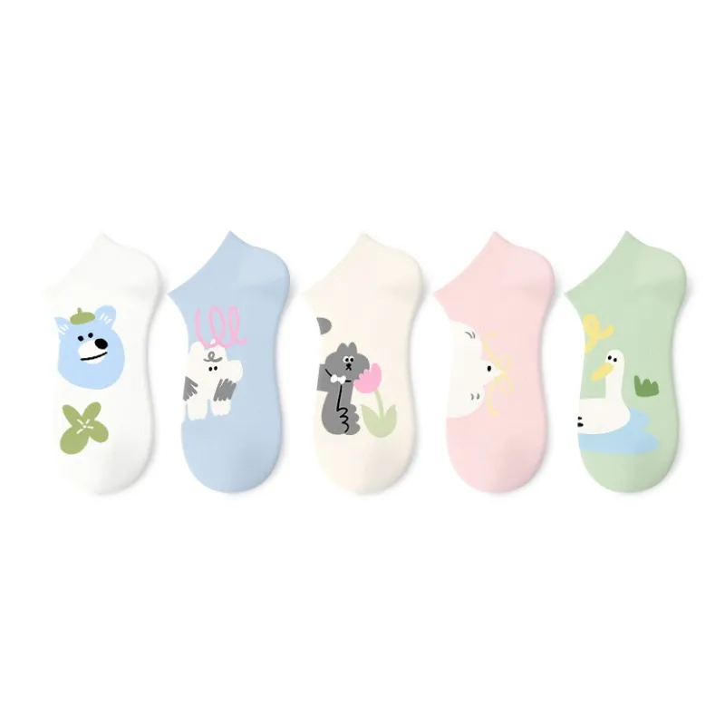 Primeet Ankle Socks Women's 5 Pack-3