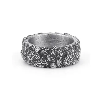 Silver Art 999 Fine Silver Rings Men's