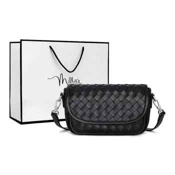 MILLIE'S Cow Leather Patchwork Synthetic Leather Crossbody Bag Women's Multicolor