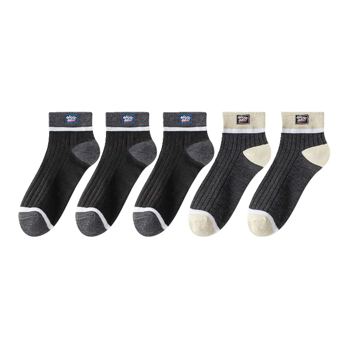 Cotton Gene Ankle Socks Men's 5 Pack-7