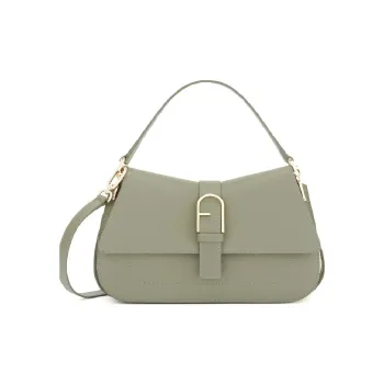 Furla Borsa Leather Shoulder Bag Crossbody Bag Handbag Women's Dragon Tongue Green