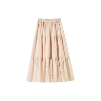 Oudifu Casual Long Skirts Women's