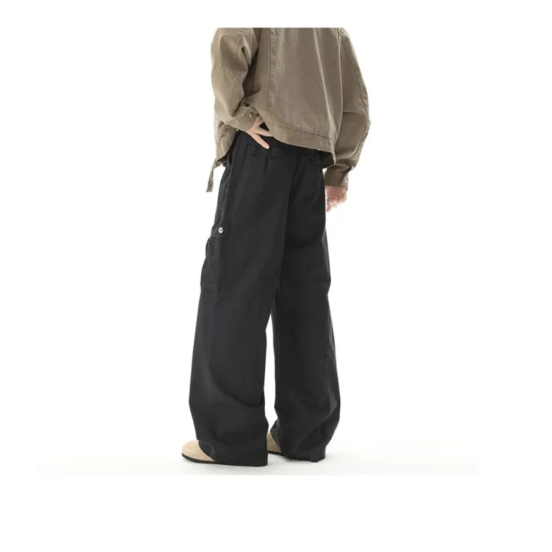 POLAR BEAR Cargo Pants Unisex Navy Blue-1