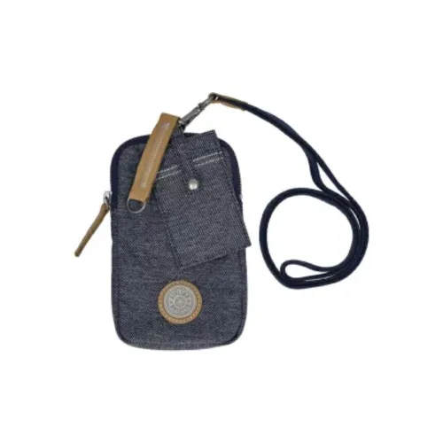 Kipling Polyamide Cell Phone Pouch Unisex Blue