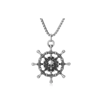 EVBEA Tin Stainless Steel Necklaces Men's