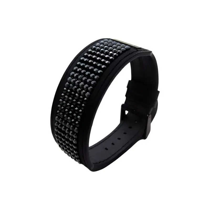 Swarovski Swarovski Crystal Wristbands Unisex Black-0