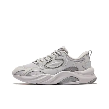 Erke Height Increasing Rebound Slip Resistant Low Top Casual Shoes Men's Mist Gray Recycling Gray