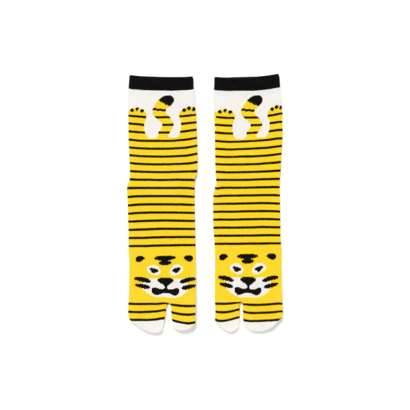 HUMAN MADE SS25 Mid Calf Socks Unisex 1 Pack Yellow-0