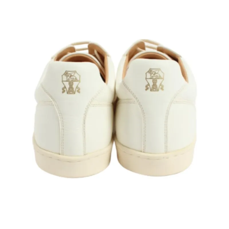 Brunello Cucinelli Low Top Skateboard Shoes Men's Ecru-4