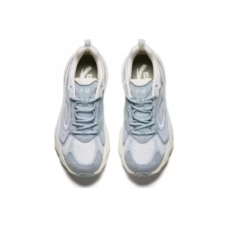 Anta Millennial 7 Cushioning Slip Resistant Low Top Casual Shoes Women's Gray-3