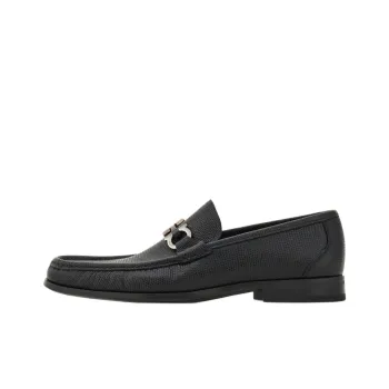 FERRAGAMO GANCINI Loafers Men's Black