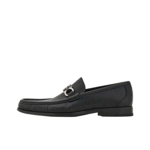 FERRAGAMO GANCINI Loafers Men's Black