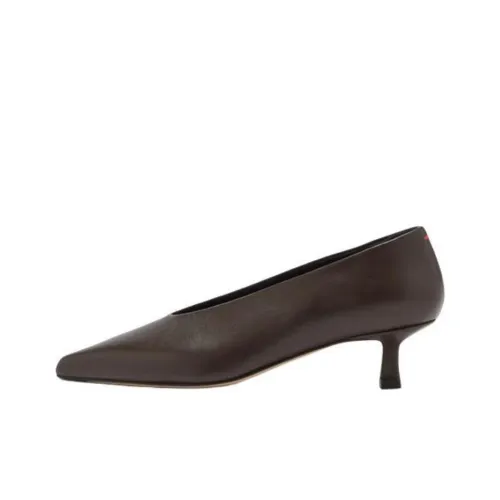 Aeyde Clara Slim Heel High Heels 3.5cm Women's Dark Brown