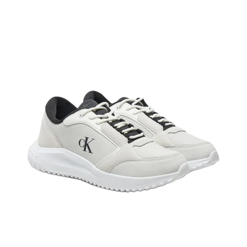 CKJ CALVIN KLEIN JEANS Low Top Casual Shoes Men's Light Gray-2