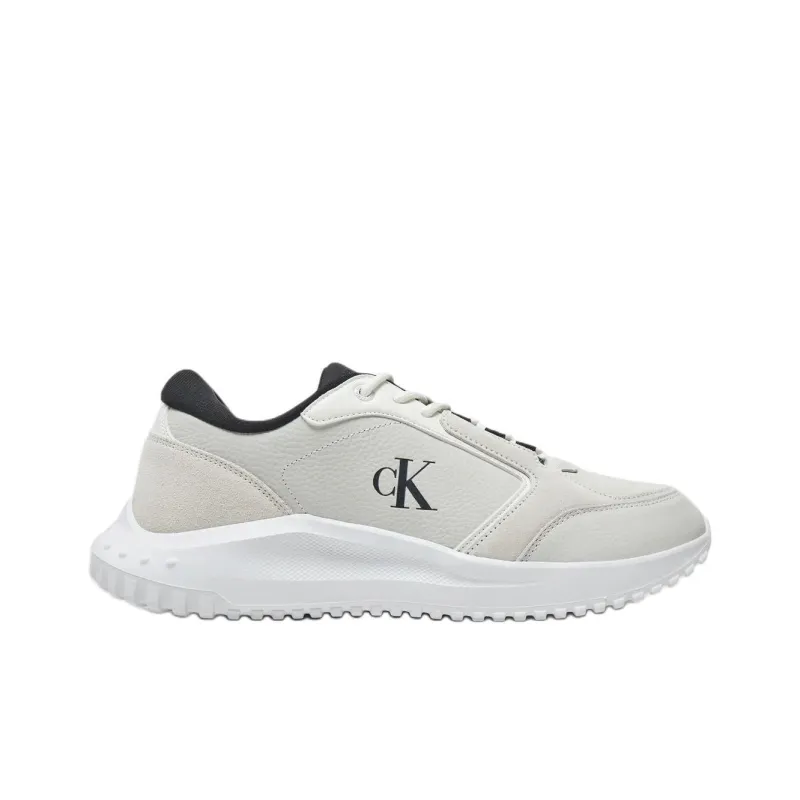 CKJ CALVIN KLEIN JEANS Low Top Casual Shoes Men's Light Gray-1