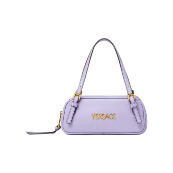 FANSIZHE Lambskin Bowling Bag Handbag Mini Women's Purple